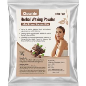Shree Exim Hair Removal Herbal Waxing Powder For Women Chocolate Unwanted Hair Remover