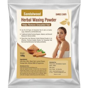Shree Exim Hair Removal Herbal Waxing Powder For Women Sandalwood Unwanted Hair Remover