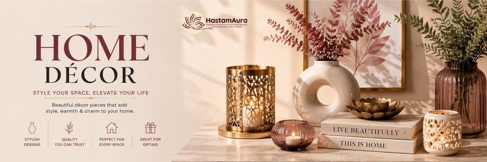HastamAura Elegant home décor products for stylish and beautiful living spaces India