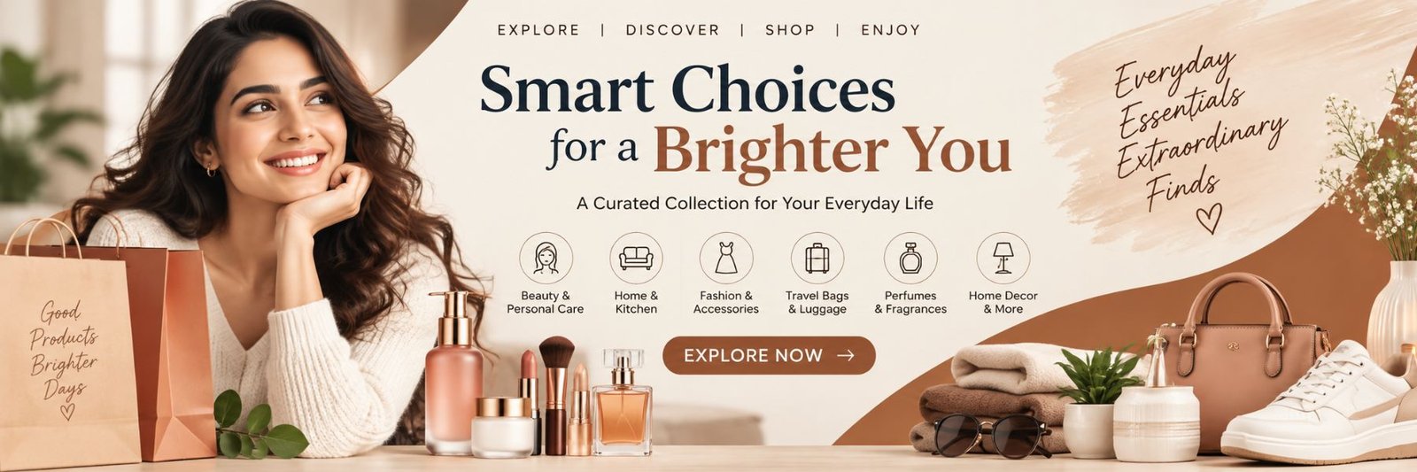 HastamAura Shopping website Home page banner Ahmedabad Gujarat India